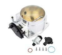 Para Pontiac Para Firebird Para Formula Para Trans Para AM LS1 Colector Admisión 4 Pernos Válvula Aceleración Cuerpo Acelerador Ensamblaje Cuerpo Acelerador(92mm Silver)