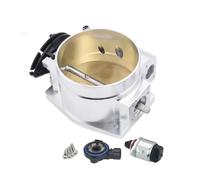 Para Pontiac Para Firebird Para Formula Para Trans Para AM LS1 Colector Admisión 4 Pernos Válvula Aceleración Cuerpo Acelerador Ensamblaje Cuerpo Acelerador(102mm Silver)