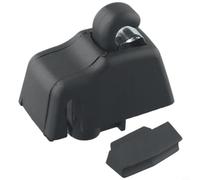 Para Porsche para Cayenne 2011 a 2018 Clip de clip de gancho de repuesto para visera solar, plástico negro automático, se adapta a posiciones delanteras izquierda y derecha del vehículo