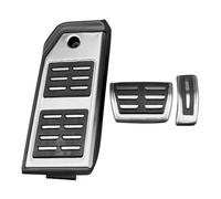 Para Porsche Para Cayenne 2018 2019 LHD Accesorios Coche Acelerador Combustible Freno Reposapiés Placa De Pedales Cubierta almohadilla pedal freno embrague(En 3 piezas)