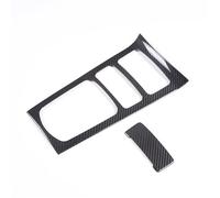 Para Porsche Para Cayenne 958 2011-2017 Marco Del Panel De Control Central Del Coche En Fibra De Carbono Auténtica BLNETU(Black)