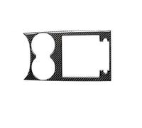 Para Porsche Para Macan 2014-2021 Cubierta Decorativa Para El Panel De La Ranura Del Portavasos De La Consola Central Adhesivos Interiores DYDGUTUFB(Carbon Fiber Look)