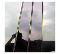 para Porsche para Panamera 2009 2010 2011 2012-2016 Puerta De Coche Ventana Pilar Postes Cubiertas Molduras Pegatinas(Negro)