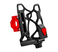 Para portavasos de motocicleta montado en la parte delantera para botellas de agua proporciona una sujeción fiable y resistencia al desgaste compatible con varios modelos (SBZJ-003-rojo)