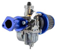 para Predator 212 CC 196 Coleman CT200U BT200X Bike KT196 Go Kart GX160 GX200 6.5 HP Filtro De Aire para Motor Clon Carburador Repuesto Moto(Azul)