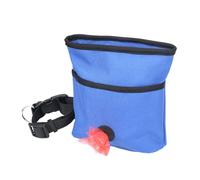 Para premios con dispensador de bolsas higiénicas, contenedor de aperitivos portátil impermeable para adiestramiento de perros, excursiones y paseos. Bolsa compacta para croquetas, viajes y uso diario