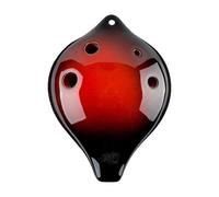 Para Principiantes ocarina Curso Introductorio Profesional De Ocarina De Cerámica De 6 Agujeros Para Principiantes Con Material Didáctico(3AC)