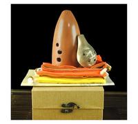 Para Principiantes Ocarina Mini F-tone Ocarina Kit De Flauta Ocarina Bonita De 10 Agujeros Instrumentos Musicales Profesionales Para Principiantes Con Accesorios(Style 5)