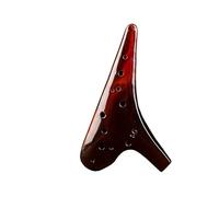 Para Principiantes Ocarina Ocarina 12 Hoyos SG Ocarina Treble G-tone Laca Sin Esmaltar Craft Ocarina Principiante(Style 2)