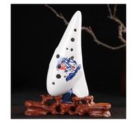 Para Principiantes Ocarina Ocarina Alto C De 12 Agujeros Con Borde Flauta Ocarina Tipo Vertical Ocarina Hecha A Mano Del Tiempo Ocarina De 12 Agujeros(Pattern 1)