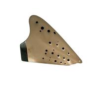 Para Principiantes ocarina Ocarina Alto De Tres Tubos Tono C Tono Tierra Tipo De Rendimiento Profesional(G tone with earth tone with holes in back)