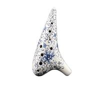 Para Principiantes ocarina Ocarina De 12 Agujeros Con Clave C Alto Juego De 4 Piezas Para Principiantes(12-hole white seven-piece set)