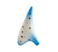 Para Principiantes ocarina Ocarina De Doce Agujeros Con Melodía AC Alto Melodía C Grieta De Hielo Grieta Azul Doble Color Enseñanza Rendimiento(3/4)
