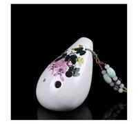 Para Principiantes Ocarina Ocarina Ocarina Pintada A Mano Alto C De 6 Agujeros Para Observar La Luna Con Caja De Regalo Y Cordón(Style 4)