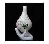 Para Principiantes Ocarina Ocarina Plástica De 6 Agujeros Ocarina Alto ToneC Con Cuerda Colgante Para Principiantes(White 5)