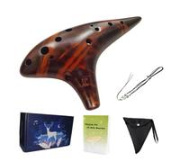 Para Principiantes Ocarina Ocarina12 Tonos Alto C Ocarina Instrumento Musical Buen Regalo Para Principiantes Tao Chino(Orange)