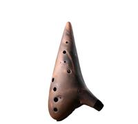 para Principiantes ocarina Ocarinas Instrumento Del Tiempo Flautas De Cerámica Profesional 12 Orificios Accesorios Transversales Avanzados Ahumados (Color : G)