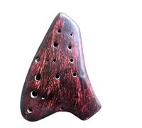 Para Principiantes Ocarina Triple Ocarina Pottery Treble SD Tono Ocarinas Instrumentación Musical Profesional(Red)