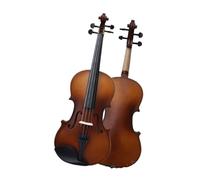 para Principiantes Violín 4/4 3/4 1/2 1/4 1/8 1/10 1/16 Violín De Práctica Popular Para Principiantes De Madera Maciza Mate (Color : 4/4)