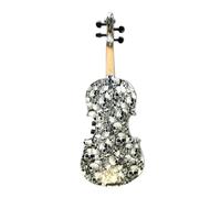 para Principiantes Violín Aplicable Al Kit De Violín Eléctrico Acústico De Madera Maciza Multicolor con Accesorios De Ébano 4/4 (Color : 1312)