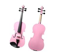 para Principiantes Violín Color ROSA Tilo Adulto 1/4 Violín Y Arco Instrumentos Musicales Violino Artesanales