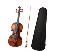 para Principiantes Violín Violín Acústico Natural De Madera Maciza De Tamaño 1/8 Con Estuche, Instrumento Musical Con Arco, Juego De Violín Para Estudiantes