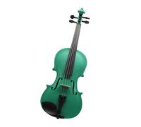 para Principiantes Violín Violín Acústico Verde 4/4 3/4 1/2 1/4 1/8 Para Estudiantes Principiantes Estuche Arco Soporte Para Hombros Cuerdas Silenciosas