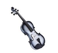 para Principiantes Violín Violín Blanco Y Negro Para Adultos 4-4 3-4 1-2 1-4 1-8 Tamaño Violín Estudiante Principiantes Kit Con Funda De Puente De Cuerda De Arco Brazilwood (Color : 1-2)