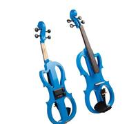 para Principiantes Violín Violín Eléctrico 4/4, Cuerpo De Madera Maciza, Accesorios De Ébano, Clavijas Para Diapasón, Soporte Para Barbilla, Pieza Trasera