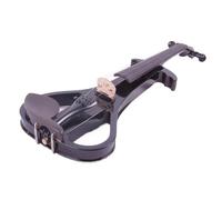 para Principiantes Violín Violín Eléctrico 4/4, Pastilla Silenciosa De Madera Maciza, Color Negro, 4 Cuerdas