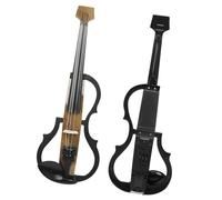 para Principiantes Violín Violín Eléctrico 4/4, Tecnología Profesional Silenciosa Inteligente, Piezas De Violín Eléctrico De Fibra De Carbono, Auriculares De Hombro