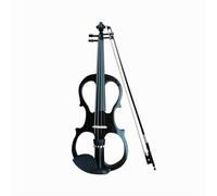 para Principiantes Violín Violín Electroacústico Electrónico Hecho A Mano Para Adultos Violín Multicolor Perilla De Madera Negra Instrumento Musical (Color : Bk)