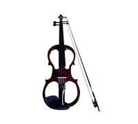 para Principiantes Violín Violín Electroacústico Electrónico Hecho A Mano Para Adultos Violín Multicolor Perilla De Madera Negra Instrumento Musical (Color : Wine red)