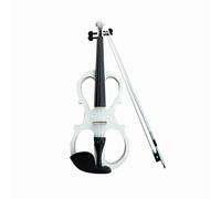 para Principiantes Violín Violín Electroacústico Electrónico Hecho A Mano Para Adultos Violín Multicolor Perilla De Madera Negra Instrumento Musical (Color : White)
