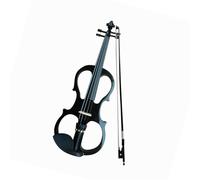 para Principiantes Violín Violín Electrónico Negro, Instrumento De Violín Electroacústico Hecho A Mano, Adecuado Para Tamaño 4/4