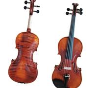 para Principiantes Violín Violín Hecho A Mano De Arce De Alta Llama 4/4 3/4 1/2 1/4 Conjunto Instrumento Musical Profesional Para Principiantes (Color : 4/4)