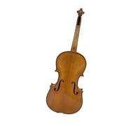 para Principiantes Violín Violín Incompleto Fondo De Madera De Arce Flameado Tapa De Abeto Cuerpo De Madera Maciza Tallada A Mano Laca Transparente 4/4