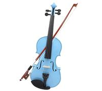 para Principiantes Violín Violín Para Principiantes 4/4, Panel De Arce Azul, Juegos De Violín Con Estuche, Afinador De Cuerdas Para Arco, Puentes De Violín Silenciados (Color : 4/4 Violin)