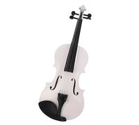 para Principiantes Violín Violín Totalmente De Madera Pulida Para Principiantes Y Adultos Violín Blanco Brillante Adecuado Para Tamaños 4/4-1/8 (Color : 1/2)