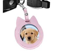 para , protector de cuero con forma de gato, cubierta de exhibición de insignias de dibujos animados, práctico de suspensión, para llavero para niños, adolescentes, adultos