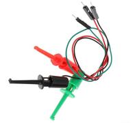 Para pruebas eléctricas clips de gancho con conector macho debe tener para el trabajo de circuito