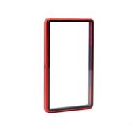 Para PSA Graded Card Protective Case con Aleación de Aluminio Estructurada y Materiales de Vidrio Templado (rojo)