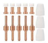 Para PT31 LG40 Accesorios de corte por plasma 18Pcs Set con puntas de electrodo y escudo para corte eficiente