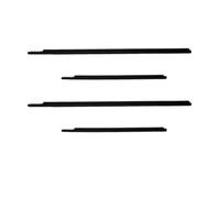 para puerta coche Juntas protección bordes Para Toyota Para Vios 2008-2013 Negro 4 Uds. Burlete Goma Para Ventana Exterior Coche Tira Presión Impermeable Moldura Cinturón Sellado