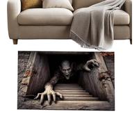 para puerta de Halloween, 23.6 x 15.7 pulgadas, antideslizante | Tapete para puerta de cocina, entrada, dormitorio, porche, interior y exterior