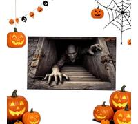 para puerta delantera de Halloween, 23.6 x 15.7 pulgadas | Felpudo para cocina, baño, suelo, entrada, dormitorio, porche, interior y exterior