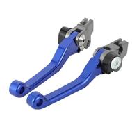 para PW50 PW 50 2015-2025 CNC Palanca Freno Embrague Motocicletas Accesorios palancas Conjunto Aluminio Freno Corto Ajustable(Blue)