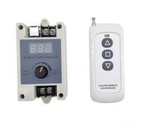 Para pwm DC Motor Driver 6V-28V Control remoto inalámbrico Regulador de voltaje Pantalla LED para sistemas transportadores DIY
