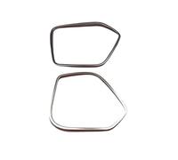 para Q3 2013-2017 Piezas Interiores De Automóvil Marco Altavoz Audio Puerta Coche Acero Inoxidable Cubierta Decorativa Embellecedor 4 Piezas Tiras Decorativas Aire Acondicionado Coche