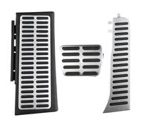 Para Q3 8U RS 2013 2014 2015 2016 2017 2018 LHD Car Gas Rest Reposapiés Pedal Cubierta Accesorios De Acero Inoxidable piezas del conjunto(AT with rest)